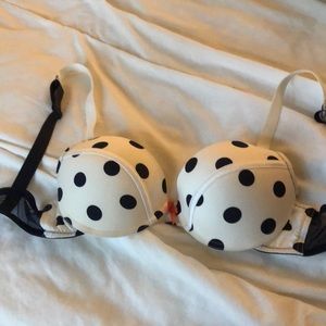 Blush Polka Dot Bra